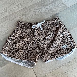Cheetah print shorts
